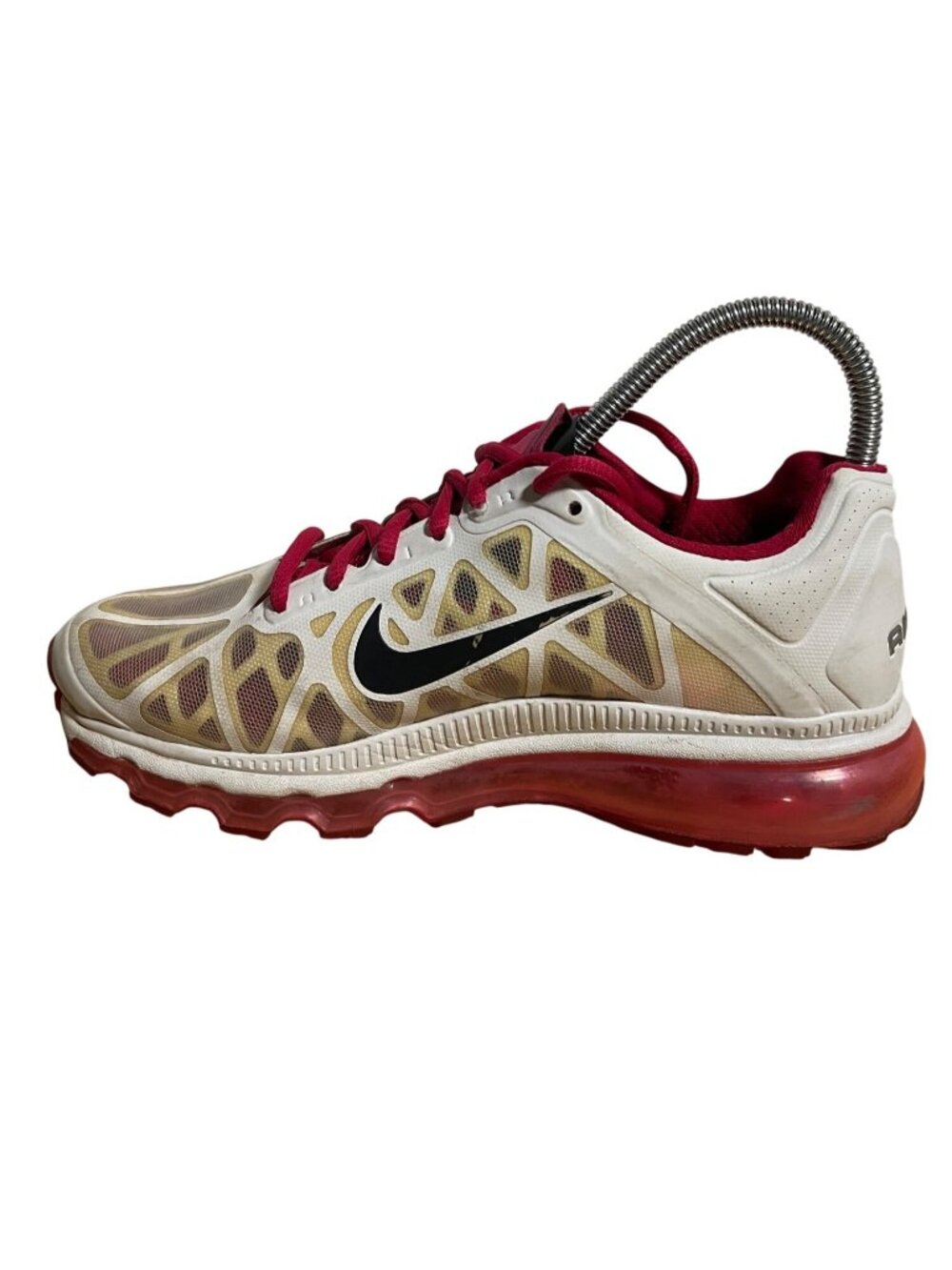 Nike Air Max Plus 2011 Womens Size 7.5 Red White Yellow Colorway FitSole